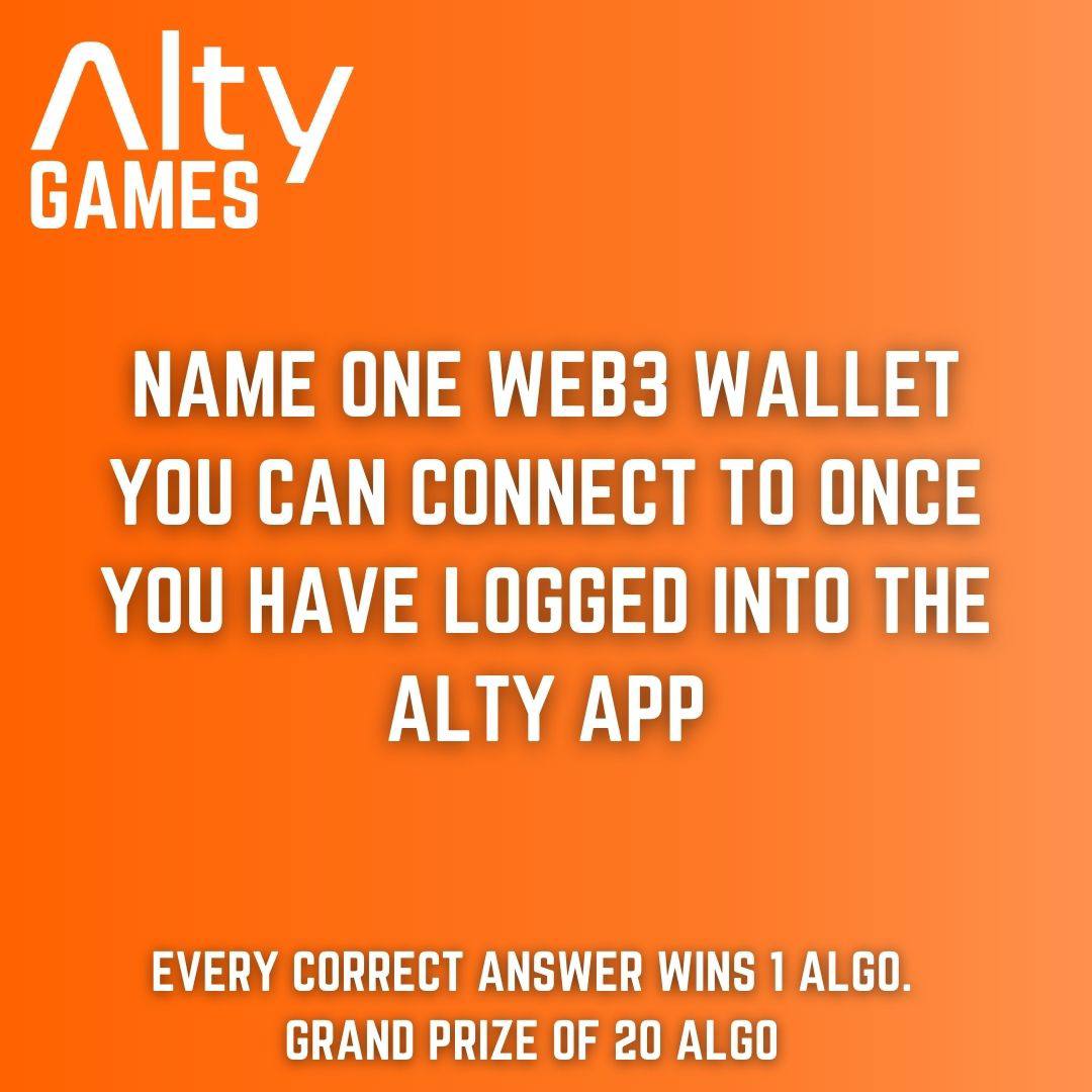 Alty Games 19 - Alty App - Question